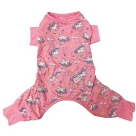 Fashion Pet Unicorn Dog Pajamas Pink - XX-Small